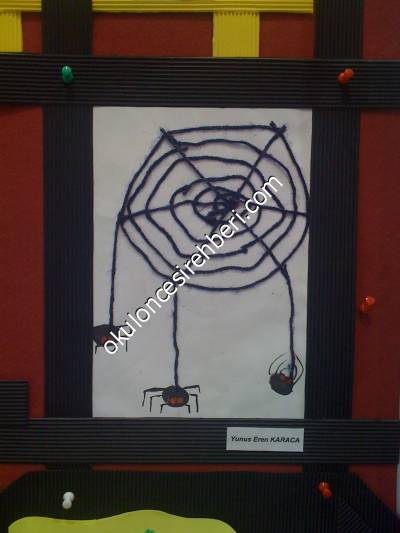 sanat etkinliği : örümcek - resim-1